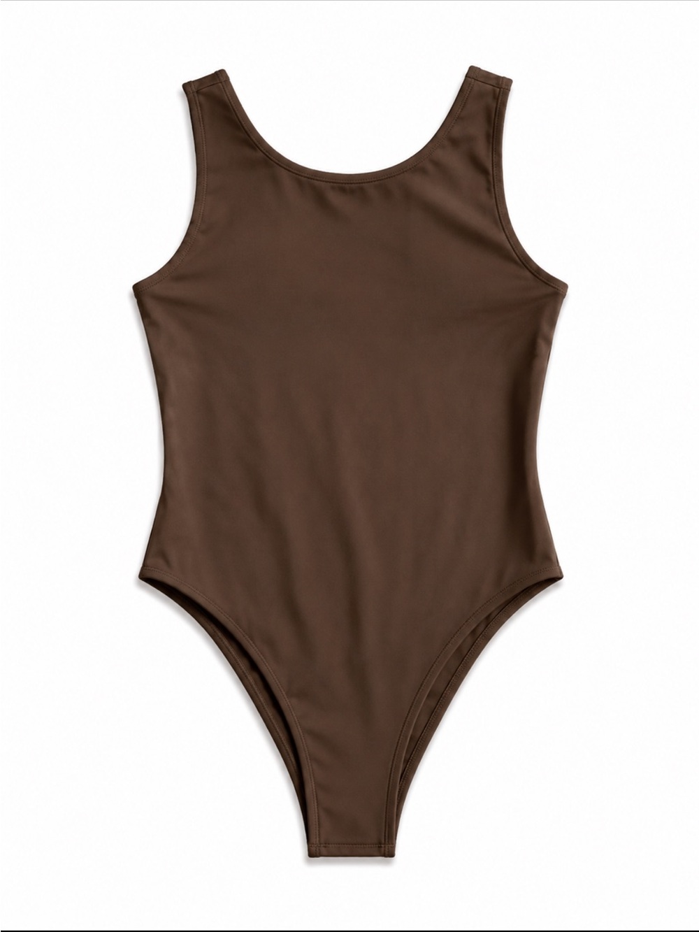 Zara Brown One-Piece Swimsuit